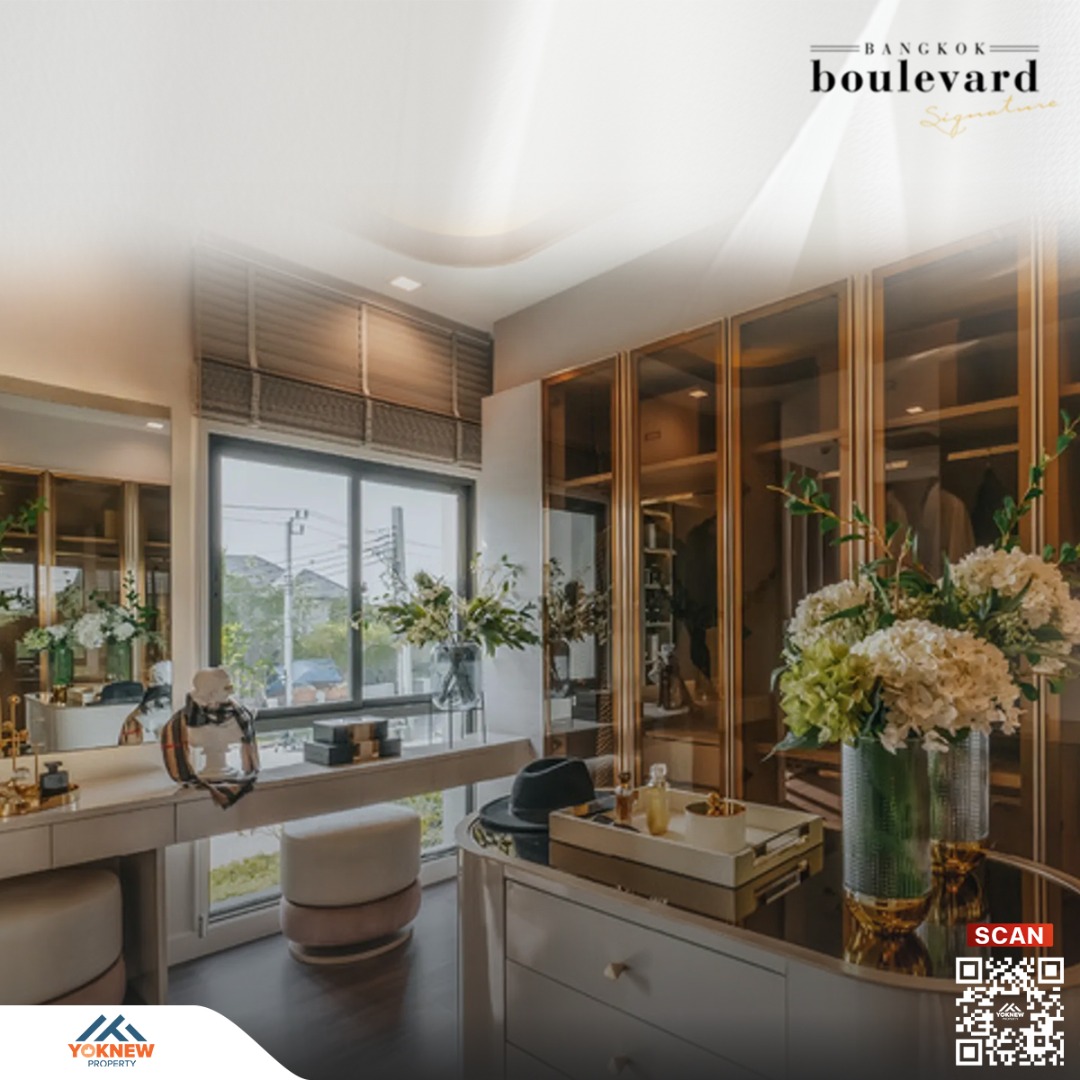 ขาย🔥 Bangkok Boulevard Ramintra-Watcharapol บ้านเดี่ยว 2 ชั้น  4 ห้องนอน 4 ห้องน้ำ จอดรถ 2 คัน🚗