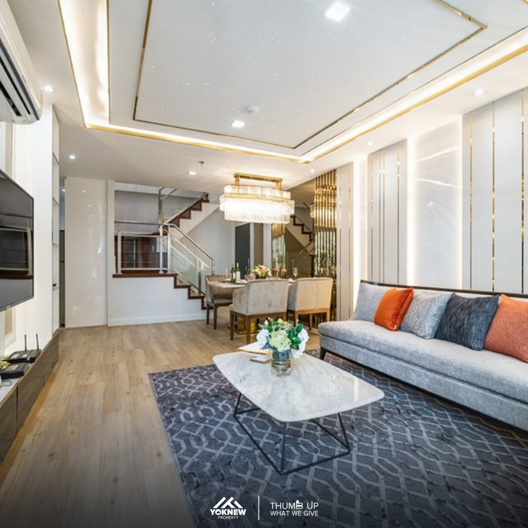 🔥ขาย/เช่า🔥 Belle Grand Rama 9 ห้อง Penthouse Duplex 3 นอนสวย ห้องใหม่ renovate