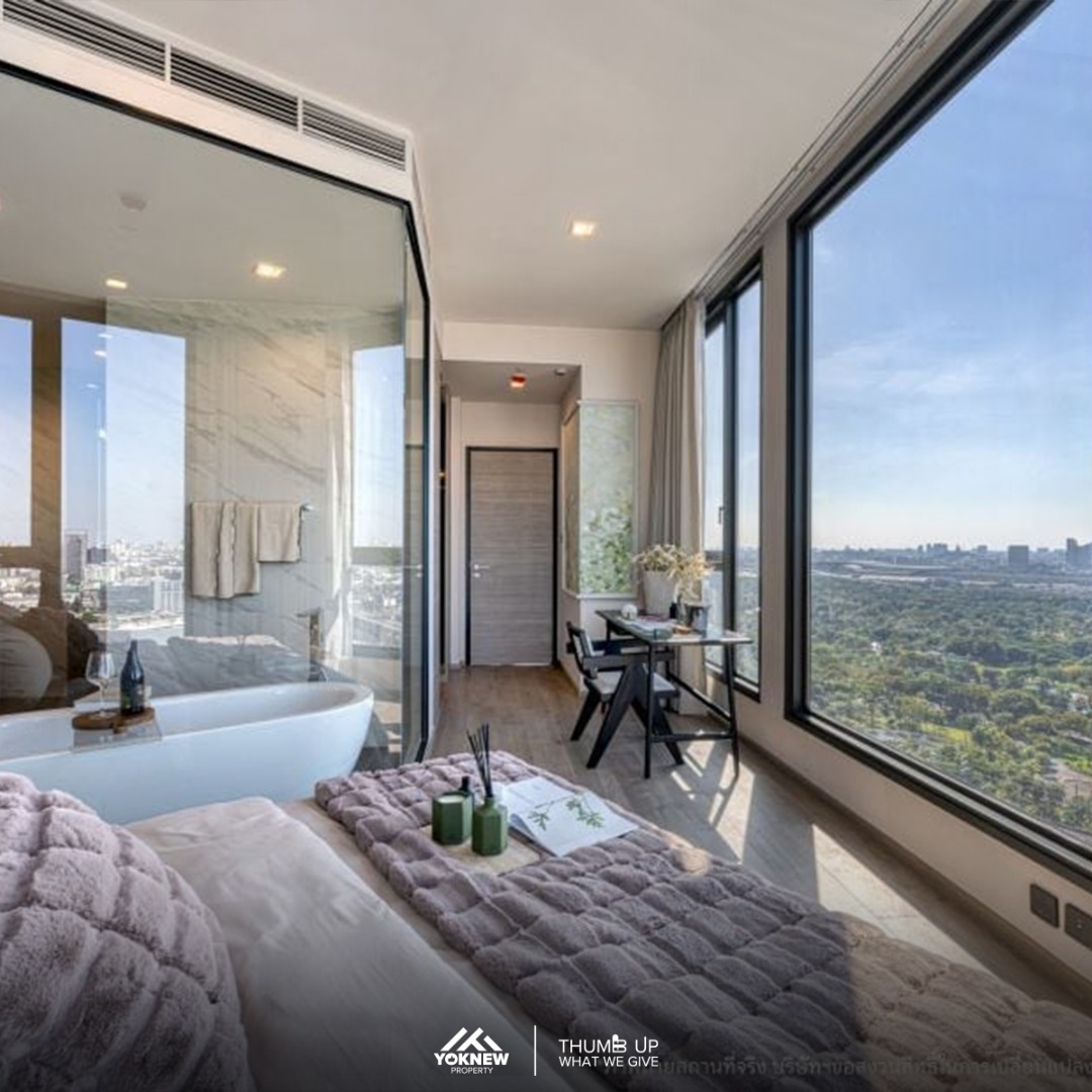 🔥ขาย🔥 The Crest Park Residences ห้องใหญ่ ตกแต่สวยมากๆ เคาน์เตอร์ครัวครบ พร้อมใช้งาน