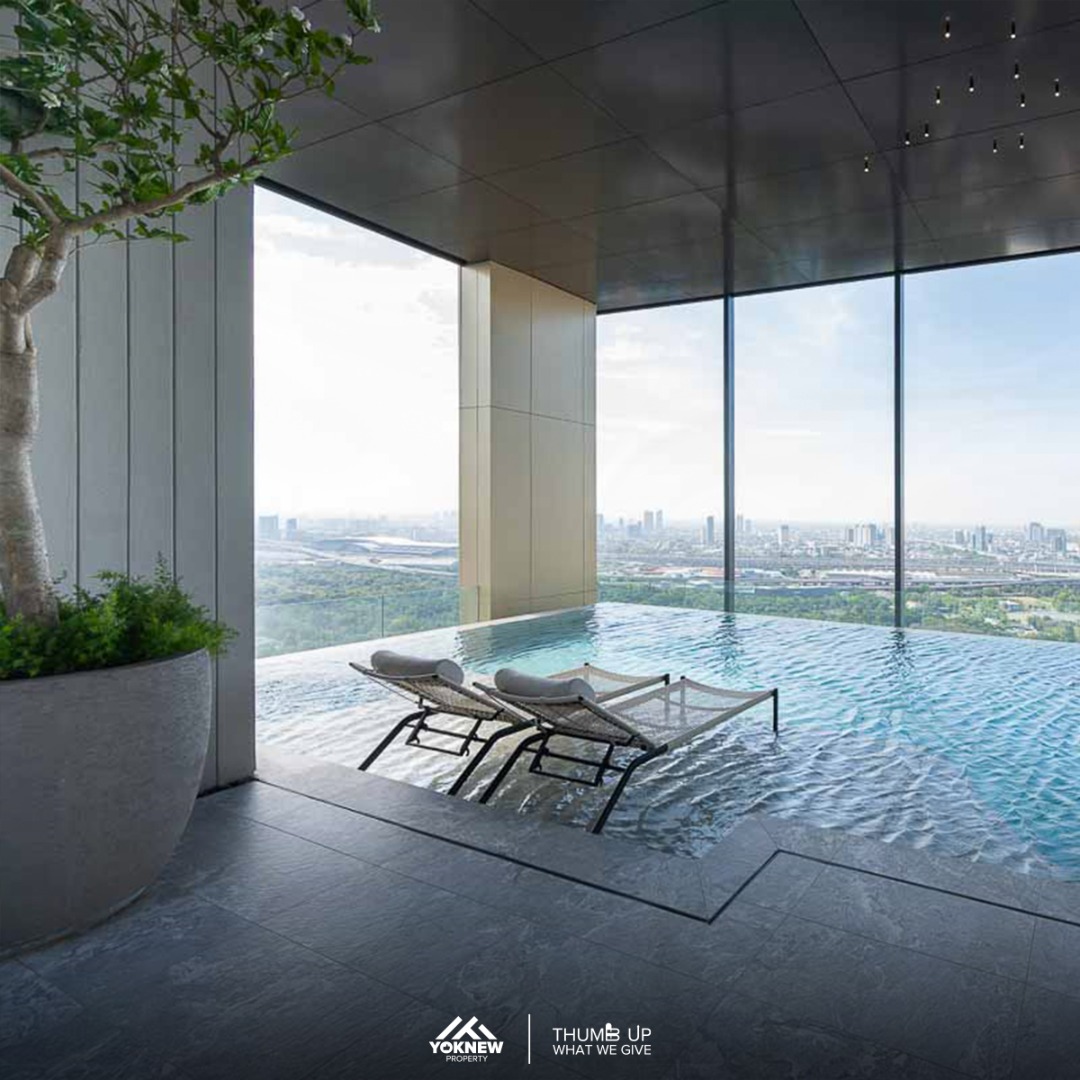 🔥ขาย🔥 The Crest Park Residences ห้องใหญ่ ตกแต่สวยมากๆ เคาน์เตอร์ครัวครบ พร้อมใช้งาน