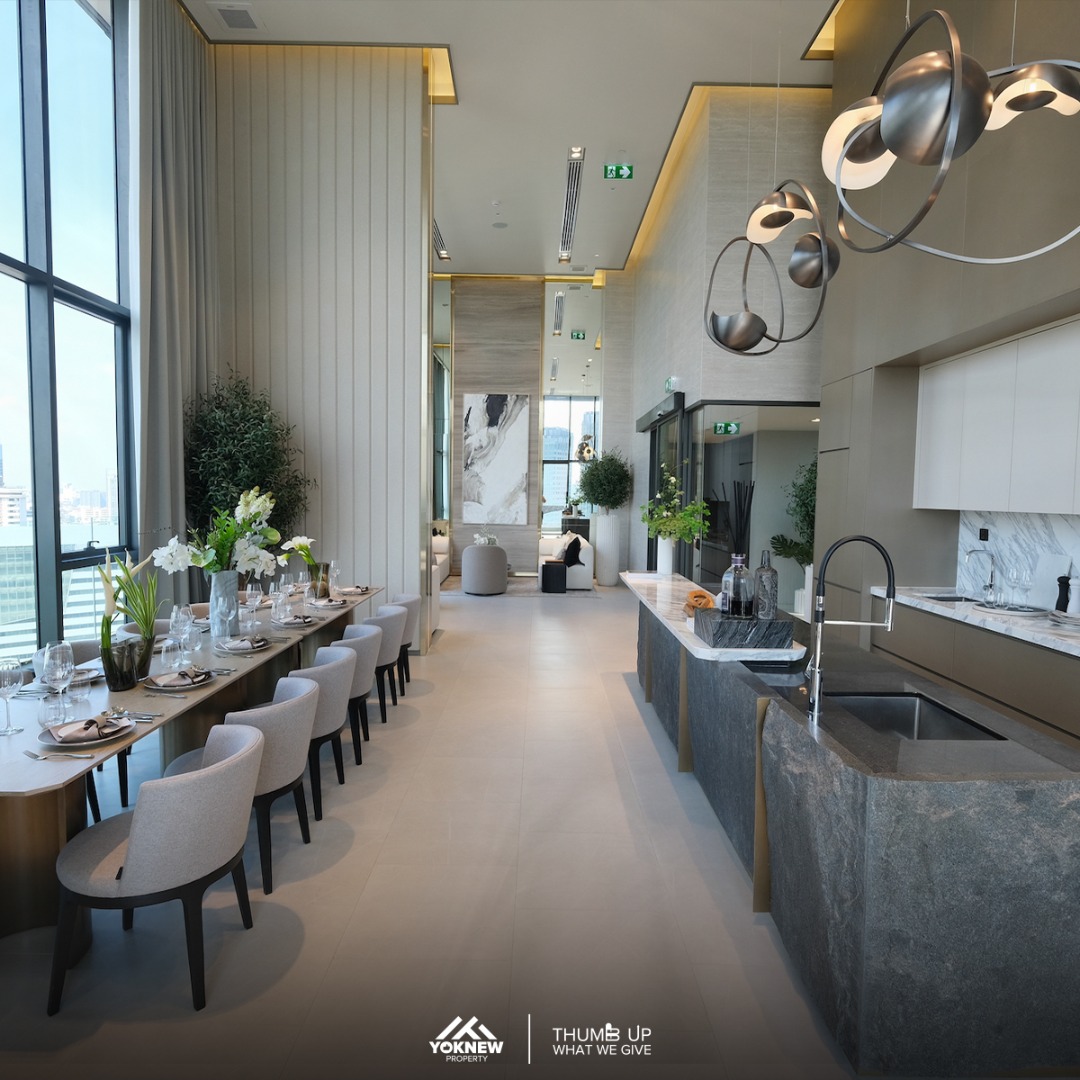 🔥ขาย🔥 The Crest Park Residences ห้องใหญ่ ตกแต่สวยมากๆ เคาน์เตอร์ครัวครบ พร้อมใช้งาน