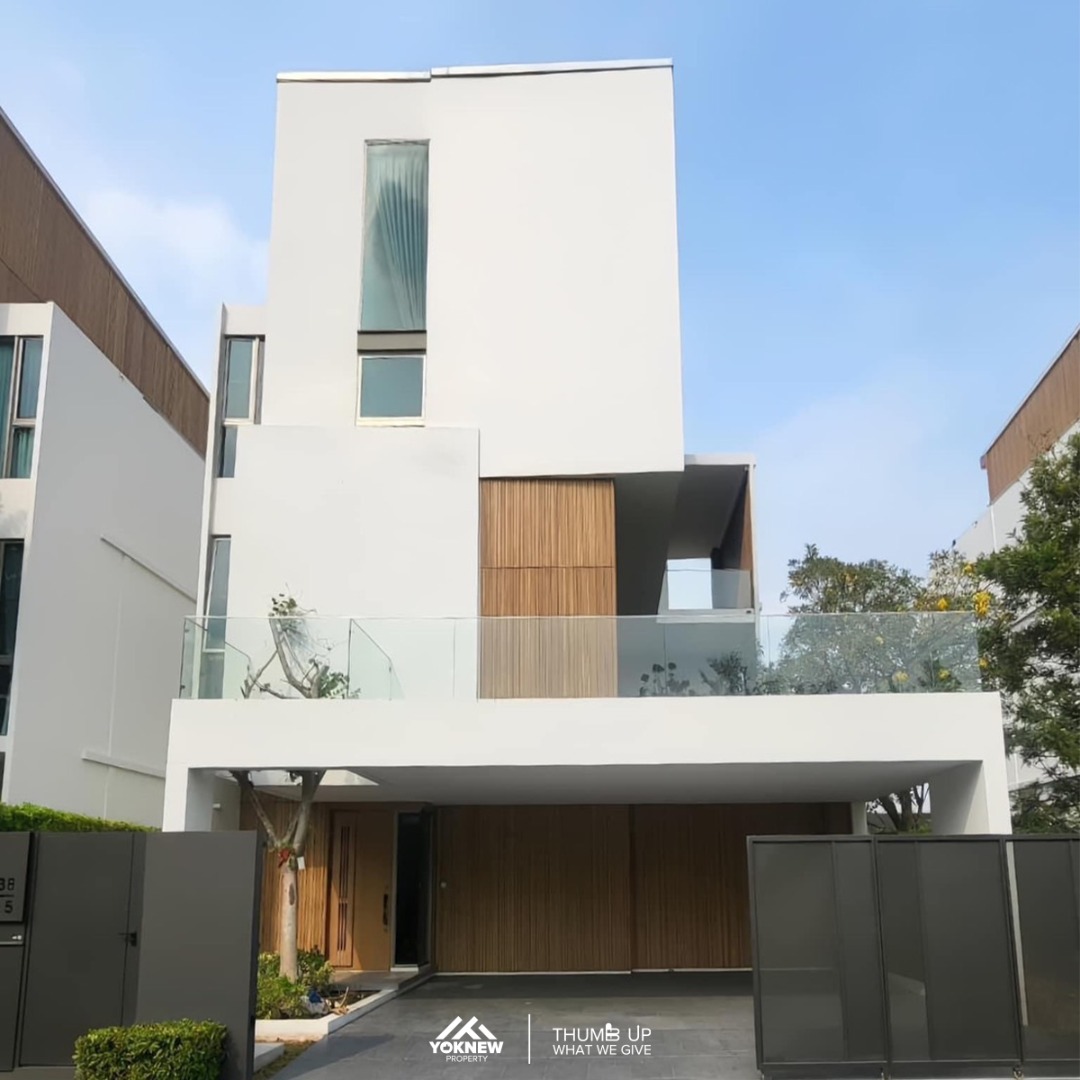 🏠 VIVE Rama9: บ้านเดี่ยว 3 ชั้น ดีไซน์ Modern Japanese 🏡 วิวสนามกอล์ฟ ⛳ ใกล้ club house และสระว่ายน้ำ 🏊‍♂️